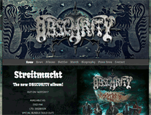 Tablet Screenshot of obscurity-online.de